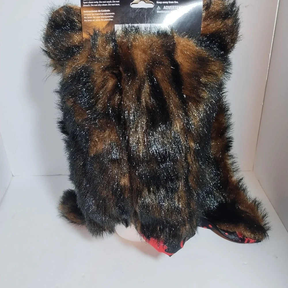 Lot Of 3 Halloween Masks Hooded Sheer Mask Scary Bear Hoodie Bunny Accessory Kit